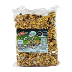 Caja de 10 piezas Granola Avena Nuez 1 Kg