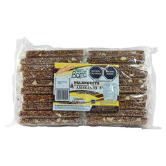 Caja de 10 piezas Palanqueta Amaranto y Cacahuate con Chocolate #3 C/10 Piezas