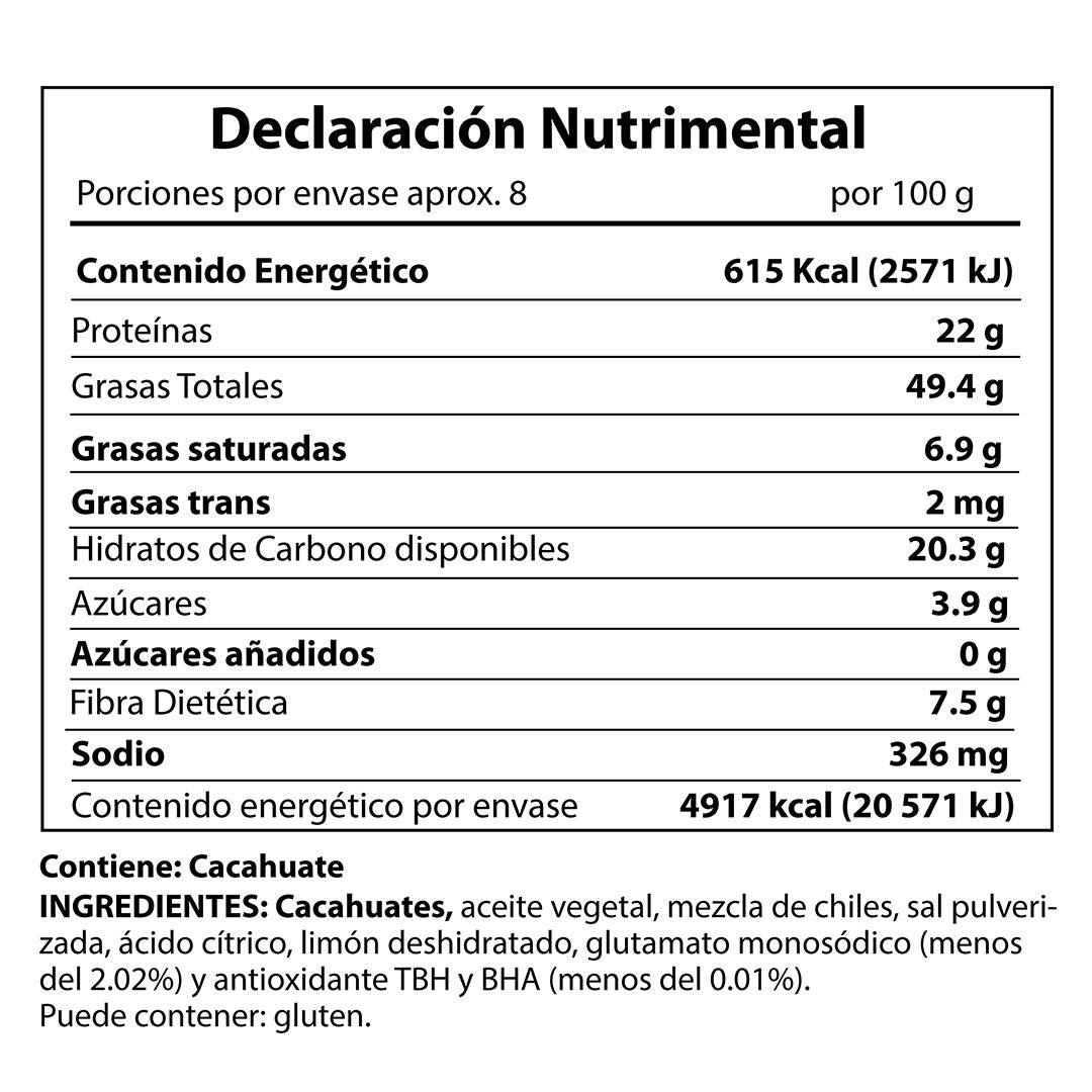 Cacahuate Español Enchilado 800 g