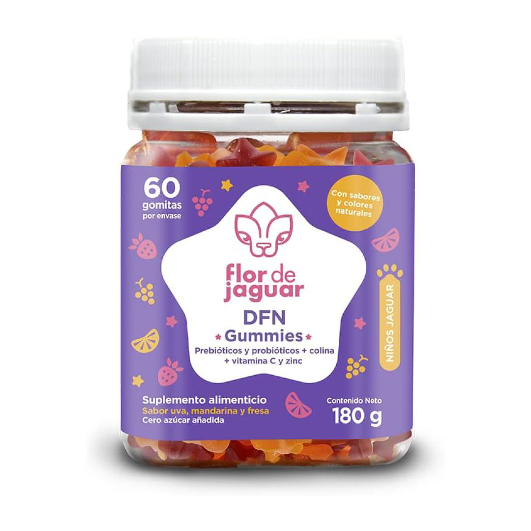 DFN Gummies 60 pzs | Deliciosas Gomitas con Probióticos + Vitaminas y Minerales